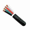 209-2316/DB Vertical Cable 16 AWG 4 Conductors Stranded Bare Copper Non-Plenum Audio Cable - 500' Pull Box - Black