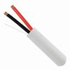 211-182ST/5WH Vertical Cable 18 AWG 2 Conductors Unshielded Stranded Bare Copper Non-Plenum Alarm Security Cable - 500' Pull Box - White