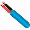 216-142/S/R/BL Vertical Cable 14 AWG 2 Conductors Unshielded Solid Bare Copper Non-Plenum Alarm Cable - 1000' Spool - Blue