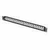 266-PKM03-D800 Vertical Cable 1U 48 Port Blank Patch Panel w/ Label Holder