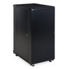 Show product details for 3104-3-001-27 Kendall Howard 27U LINIER Server Cabinet Solid/Convex Doors 36" Depth