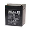Show product details for UB1240/F1 UPG 46094 12Volt/4Ah Sealed Lead Acid Battery - F1 Terminals