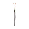 R40001-1D Southwire 18 AWG 2 Conductors Unshielded Stranded Bare Copper CMR/CL3R/FPLR Non-plenum Cable - 500' Pull Box - Gray