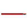 760181M1R Remee 18 AWG 2 Conductors Shielded Solid Bare Copper FPLP Plenum Fire Alarm Cables - 1000' Reel - Red