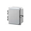 BW-SL864 Mier UL Listed NEMA Rated Outdoor 8" H x 6" W x 4" D Polycarbonate Electrical Enclosure - Gray - Solid Doors