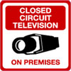 Show product details for DTV-203 Maxwell Alarm CCTV ON PREMISES Decal 4" x 4" (Outside Mount)