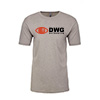 Show product details for DWG 60% Cotton 40% Polyester Fitted T-Shirt - Light Gray - 2X-Large