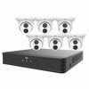 EK-S31P8T46T2-V2 Uniview Easy S3-P Series 8 Channel NVR 64Mbps Max Throughput - 2 HDD with Built-in 8 Port PoE with 6 x EC-T4F28M 4MP Turret IP Security Camera