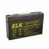 Show product details for ELK-0675 ELK Rechargeable Sealed Lead Acid Battery 6 Volts/7.5Ah - F1 Terminals