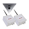 EV-L1R2409 VideoComm Technologies 2.8mm 650TVL Outdoor Corner Mount Elevator Analog Camera Wireless Kit with 1 x Transmitter and 1 x Receiver