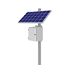KBC-AL5-375W KBC Networks 375 Watt Advanced Remote Power Kit with 1 x 375W Solar Panel, 13" D x 16" W x 19" H Powder Coated Aluminum Enclosure and Side Panel Mount for 3-6" Pole