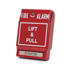 Show product details for 1000448 Potter P32-1T-LP-KL Dual Action Fire Pull Station - Key Reset - Red