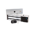 PM1200SL Alarm Lock Power Magnet - 1200lb Magnetic Lock Field Selectable 12/24v DC - L.E.D. Indicator & Door Bond Sensor - Aluminum Finish