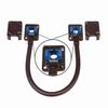 SD-969-T15Q/B Seco-Larm Armored Door Cord – Pre-Wired Terminal Blocks and Removable Covers, Bronze