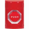 SS2002NT-EN STI Red No Cover Key-to-Reset (Illuminated) Stopper Station with No Text Label English