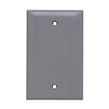 TP13GRY-20 Legrand On-Q Blank Plates Box Mounted One Gang - Gray - 20 Pack
