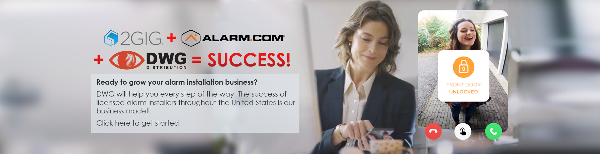 2GIG + Alarm.com = Success!
